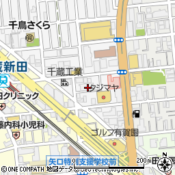 東京都大田区千鳥2丁目39-28周辺の地図
