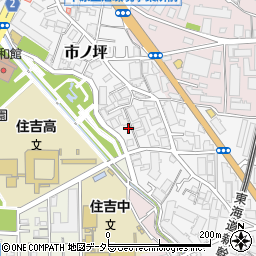 神奈川県川崎市中原区市ノ坪273-6周辺の地図
