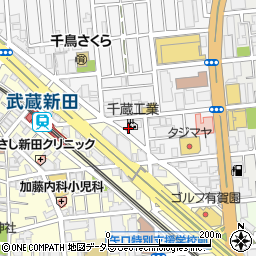 東京都大田区千鳥2丁目38-12周辺の地図