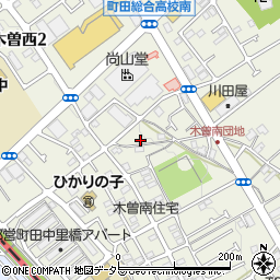 東京都町田市木曽西1丁目36-21周辺の地図