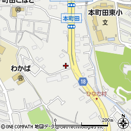 東京都町田市本町田2886周辺の地図