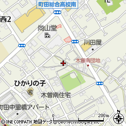 東京都町田市木曽西1丁目36-16周辺の地図