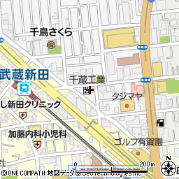 東京都大田区千鳥2丁目38-5周辺の地図