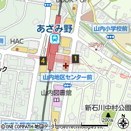 三徳　あざみ野店周辺の地図