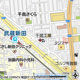 東京都大田区千鳥2丁目38-1周辺の地図