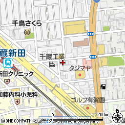 東京都大田区千鳥2丁目39-2周辺の地図