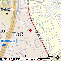 神奈川県相模原市緑区下九沢287周辺の地図