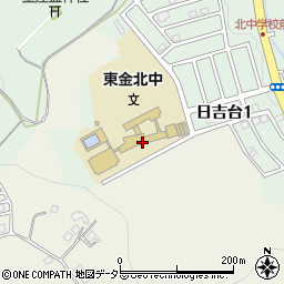 東金市立北中学校周辺の地図