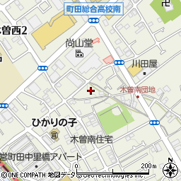 東京都町田市木曽西1丁目36周辺の地図