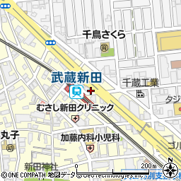 ゲームショップ　武蔵周辺の地図