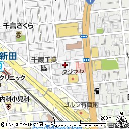 東京都大田区千鳥2丁目39-4周辺の地図