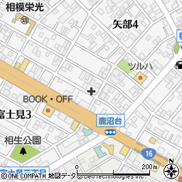 神奈川県相模原市中央区矢部4丁目9-13周辺の地図