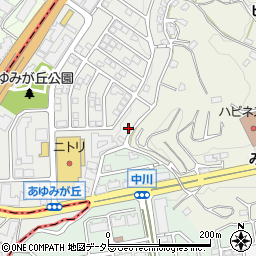 神奈川県横浜市都筑区あゆみが丘19-42周辺の地図