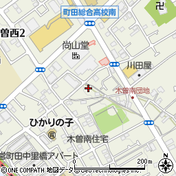 東京都町田市木曽西1丁目36-10周辺の地図