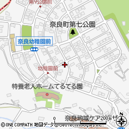 神奈川県横浜市青葉区奈良町2423-122周辺の地図