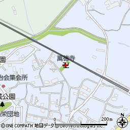 萬徳寺周辺の地図