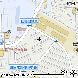 東京都住宅供給公社町田木曽住宅ト－８周辺の地図