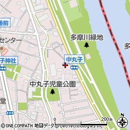 神奈川県川崎市中原区中丸子763周辺の地図