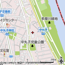 神奈川県川崎市中原区中丸子760周辺の地図
