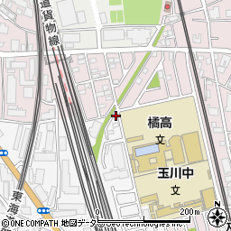 神奈川県川崎市中原区中丸子1181周辺の地図