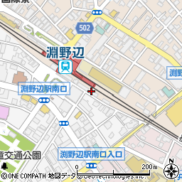 ファミリーマート淵野辺駅南口店周辺の地図