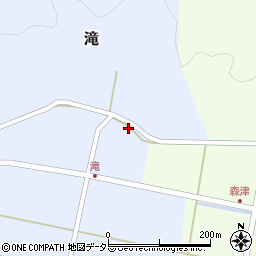 兵庫県豊岡市滝174周辺の地図