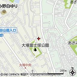 神奈川県横浜市青葉区大場町393周辺の地図