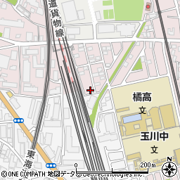 神奈川県川崎市中原区中丸子254周辺の地図