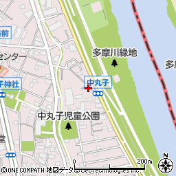 神奈川県川崎市中原区中丸子765周辺の地図