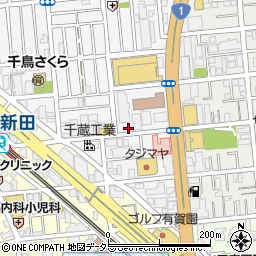東京都大田区千鳥2丁目34-18周辺の地図