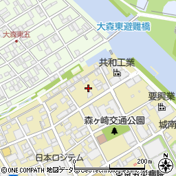 東京都大田区大森南4丁目3周辺の地図