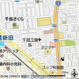 東京都大田区千鳥2丁目34-21周辺の地図