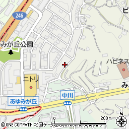 神奈川県横浜市都筑区あゆみが丘19-40周辺の地図