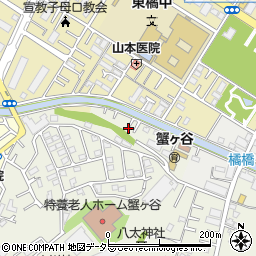 神奈川県川崎市高津区蟹ケ谷335-11周辺の地図