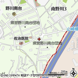 ファミリーマート野川南台団地前店周辺の地図