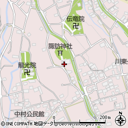仲川周辺の地図