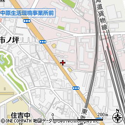 神奈川県川崎市中原区中丸子1240周辺の地図