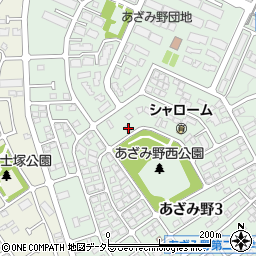 神奈川県横浜市青葉区あざみ野3丁目11-11周辺の地図