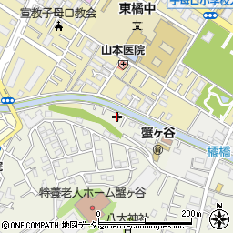 神奈川県川崎市高津区蟹ケ谷335-1周辺の地図