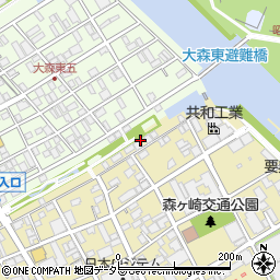 東京都大田区大森南4丁目2周辺の地図
