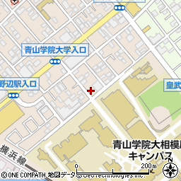 神奈川県相模原市中央区淵野辺5丁目5-14周辺の地図
