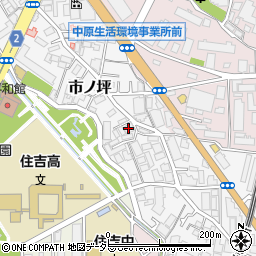 日清医療食品川崎研究所周辺の地図