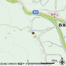 山梨県南巨摩郡富士川町舂米2437周辺の地図