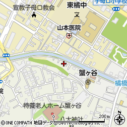 神奈川県川崎市高津区蟹ケ谷335-5周辺の地図