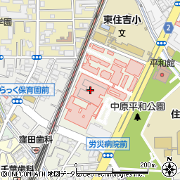 関東労災病院（労働者健康福祉機構）周辺の地図