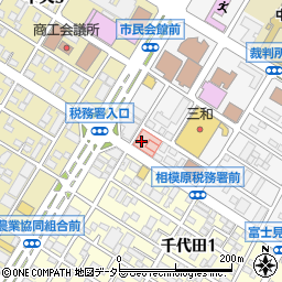 相模原中央病院周辺の地図