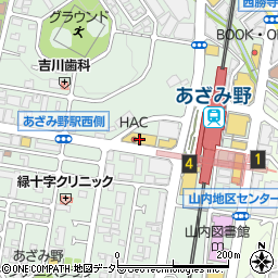 ジョナサン あざみ野駅前店周辺の地図