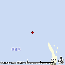 菅浦湾周辺の地図