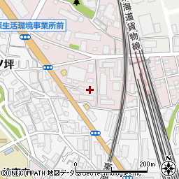神奈川県川崎市中原区中丸子171周辺の地図