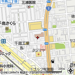 東京都大田区千鳥2丁目34周辺の地図
